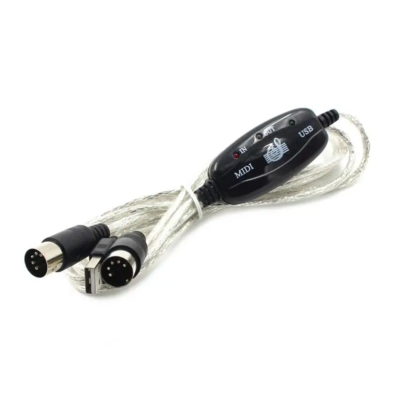 1 шт. Высококачественная клавиатура ПК адаптер USB вход MIDI интерфейс музыка запись