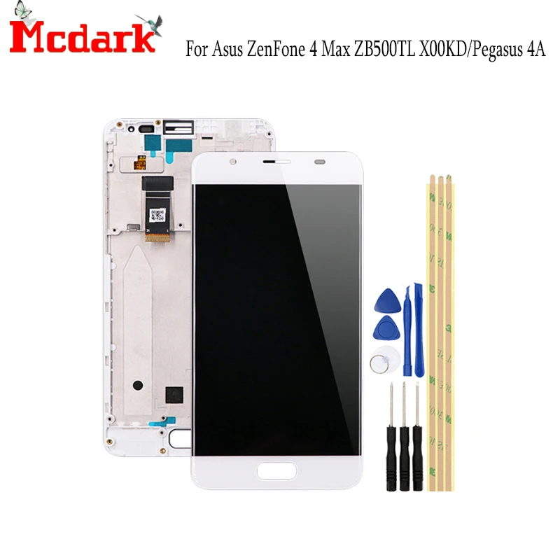 Mcdark 5 0 ''для asus ZenFone 4 Max ZB500TL X00KD/Peg 4A Корпус шасси плиты ЖК дисплей рамка дисплея