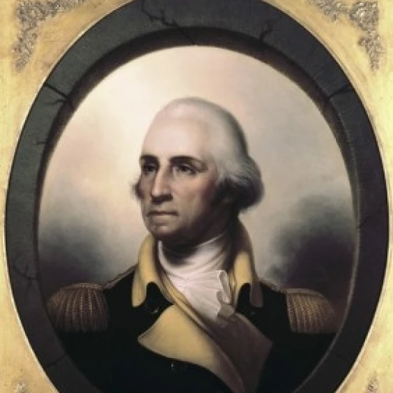 Джордж Вашингтон Рембрандт пье (1778-1860 американский) Белый дом О. К. США плакат