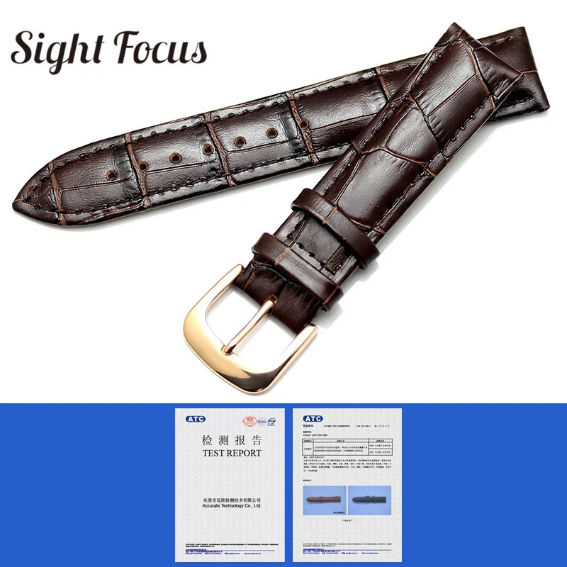 Ремешок для часов Tissot Carson T085 207a T085407A T085410A браслет из воловьей кожи 14 мм 19 1853 |