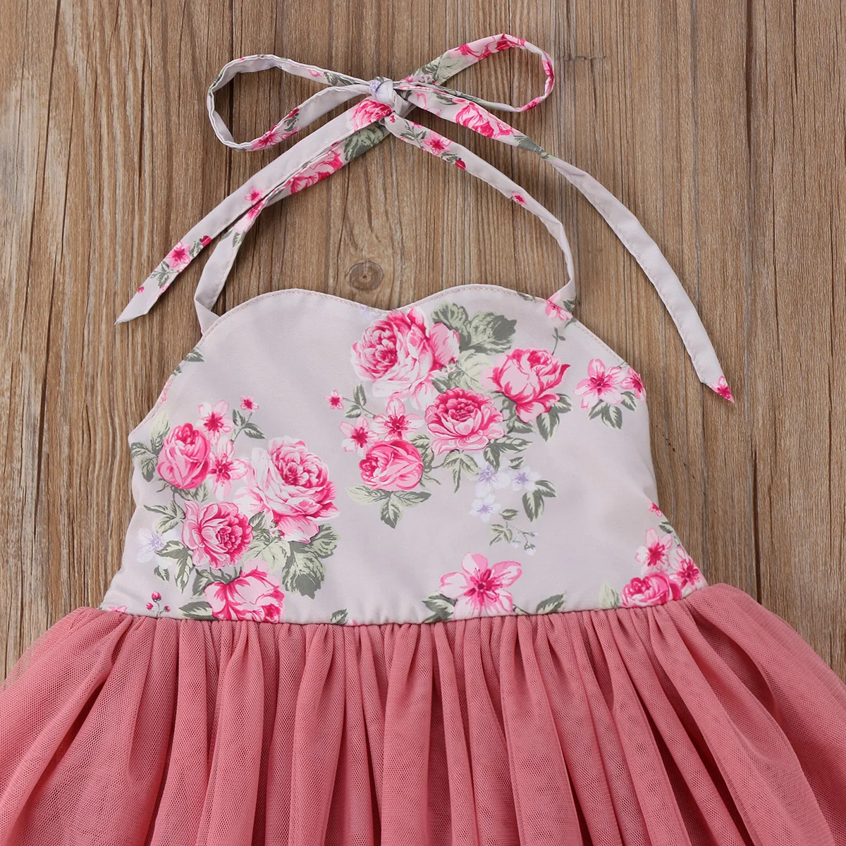 Pudcooc Girl Dress Kids Lace Flower Maxi Long Princess Party Dresses Gown Formal | Детская одежда и обувь