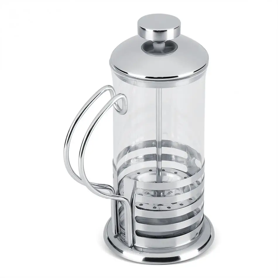 Home 350ml Stainless Steel Glass Teapot Filter Tea Kettle Coffee Pot Convenient Office | Дом и сад