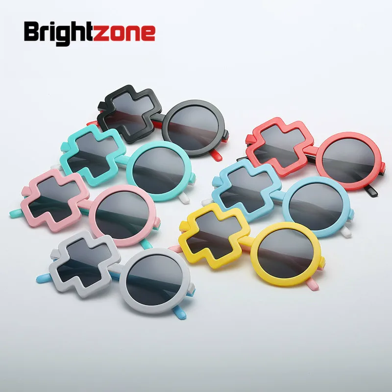 Brightzone 2019 милые детские солнцезащитные очки XO Shades популярные крутые уникальные