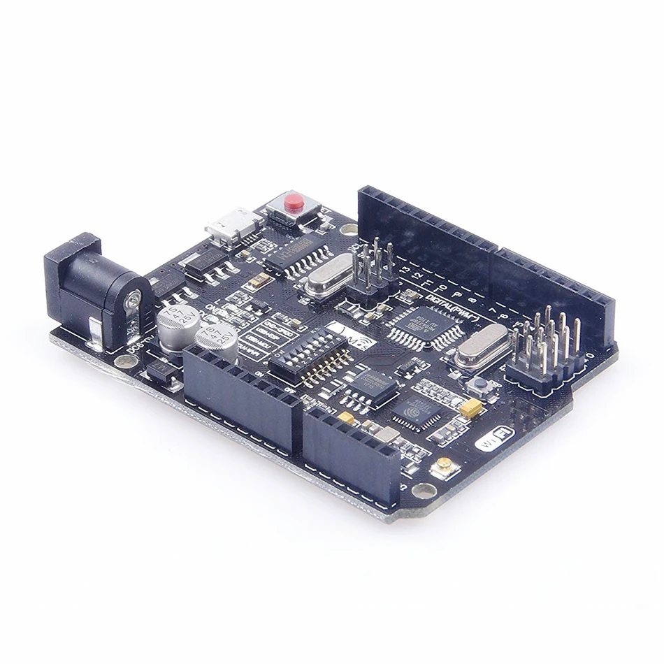 UNO + WiFi R3 ATmega328P ESP8266 флуоресцентная память 32 Мб CH340G для Arduino Uno NodeMCU WeMos ESP8266|Запасные