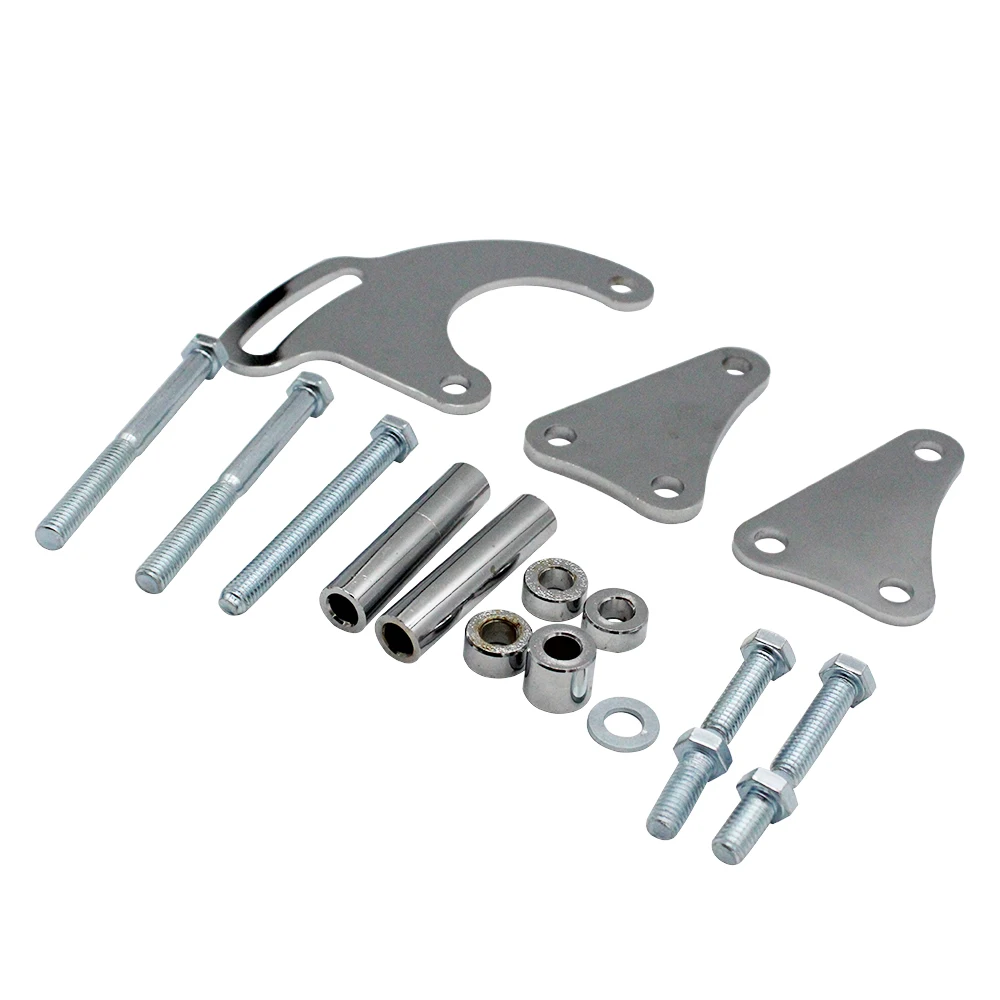 Кронштейн насоса гидроусилителя рулевого управления полированный алюминий для