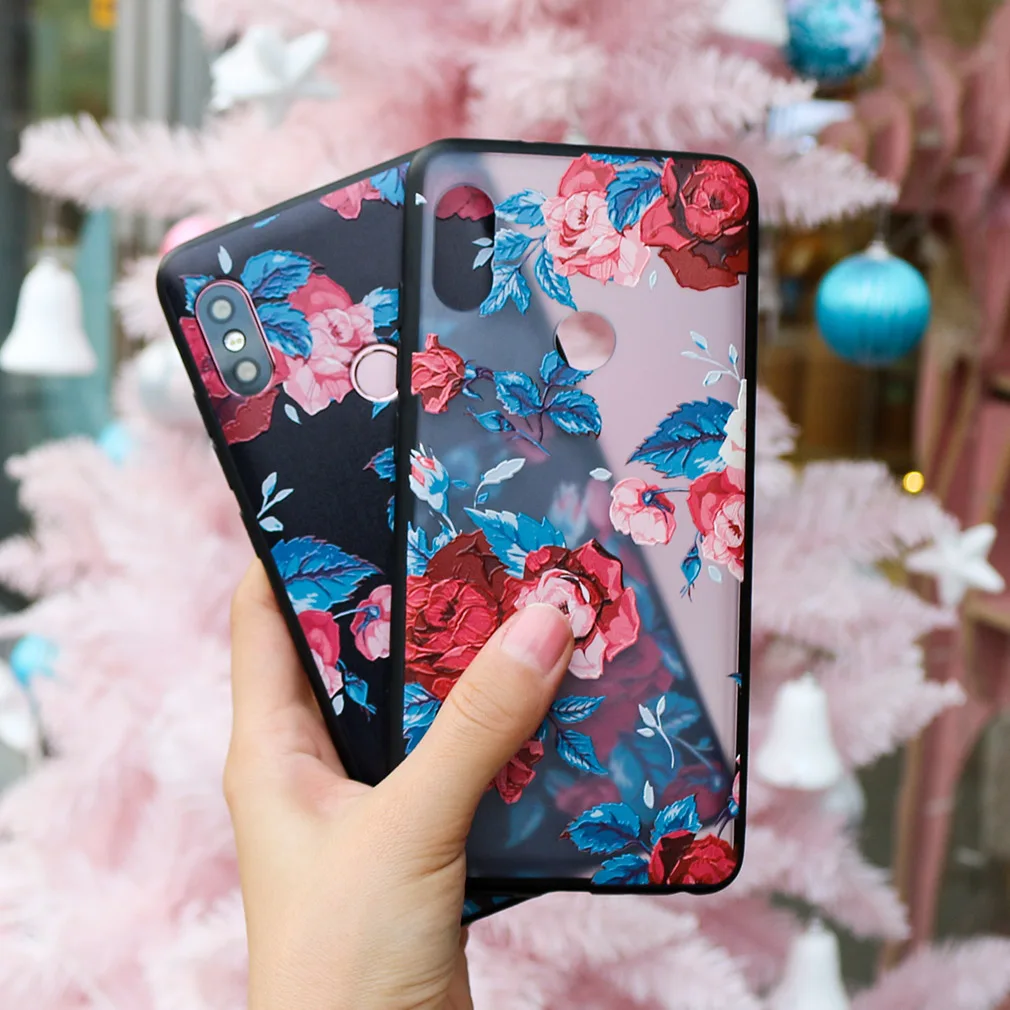 Чехол для Xiaomi Redmi Note 6 5 Pro mi A2 Lite pocophone F1 Мультфильм защитный милый Пластик класса