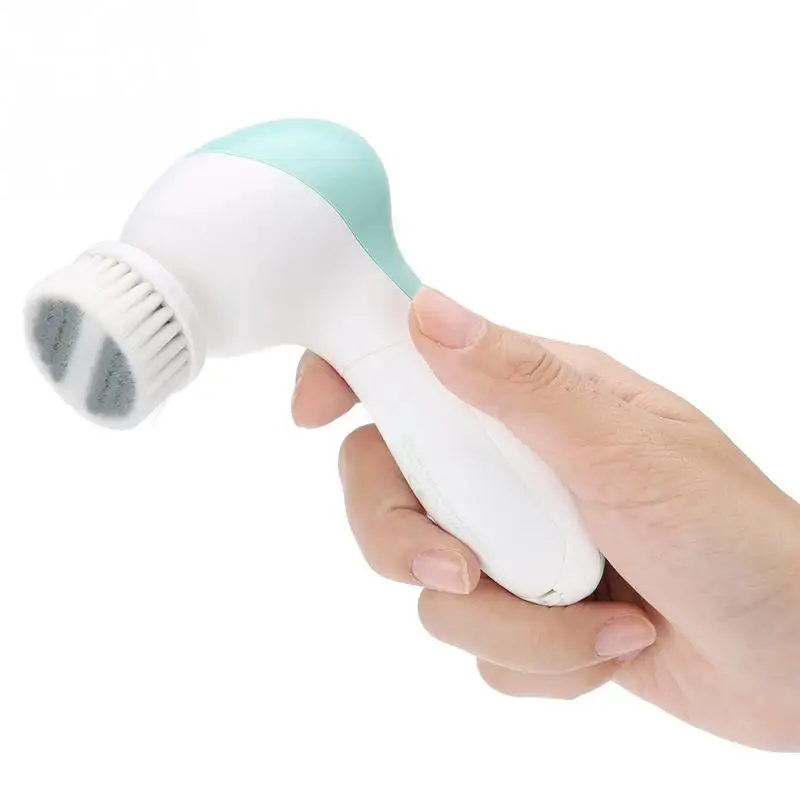 Sonic Cleansing Face Washing Skin Cleanse Brush Vibrator + Replaceable Care Machine | Красота и здоровье