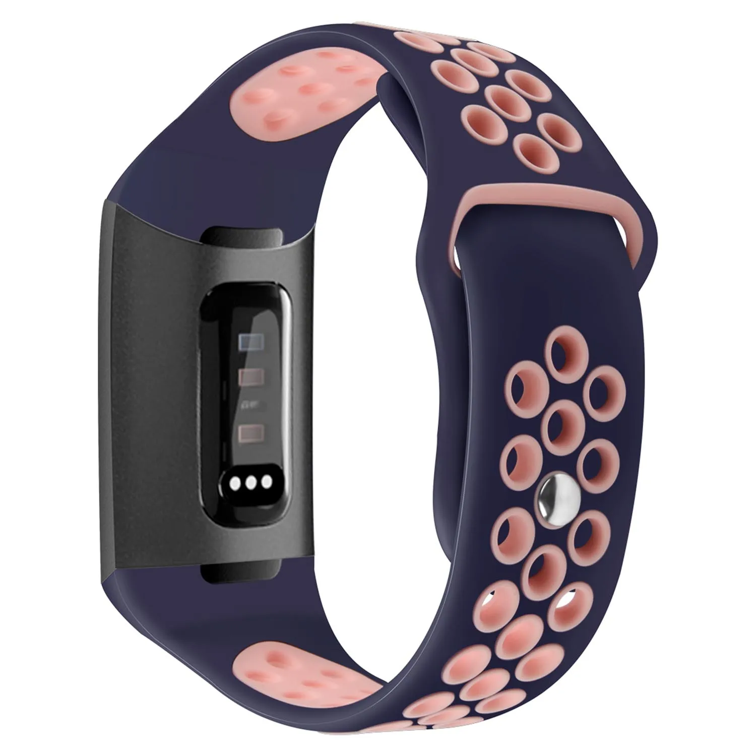 Спортивный сменный ремешок Gosear для фитнеса двухцветный браслет Fit bit Fitbit Charge 3 Charge3