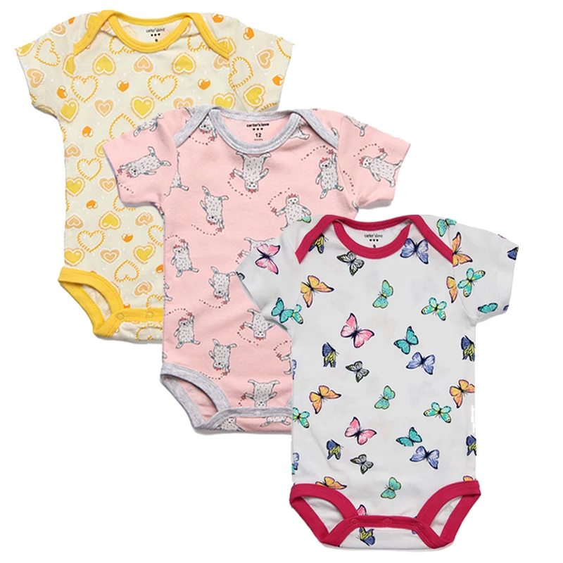 Детский комбинезон из 3 предметов для маленьких мальчиков летний комплект одежды