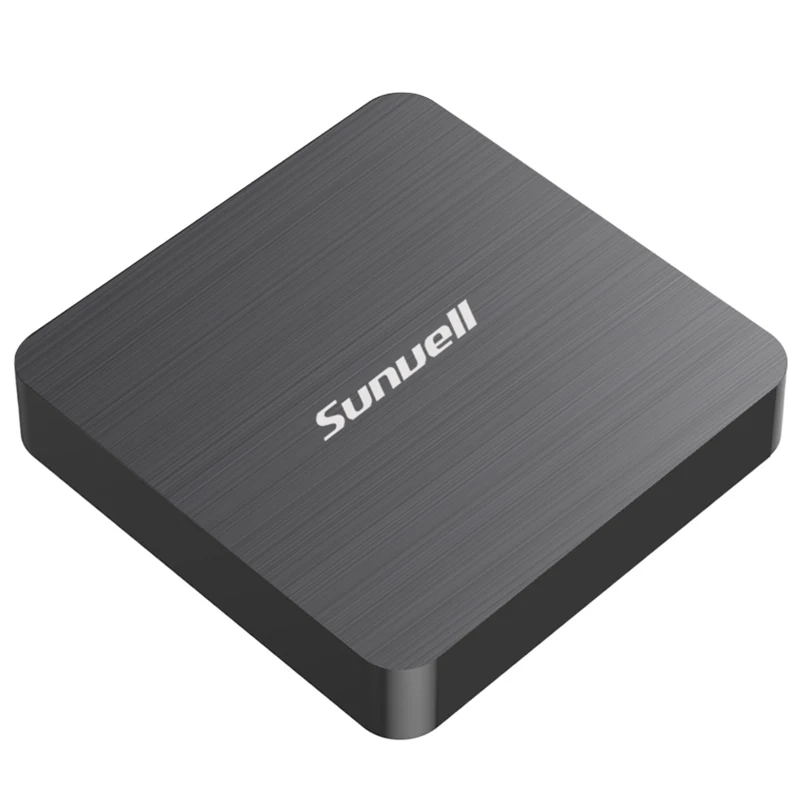 Sunvell H3 Смарт ТВ коробка Android 7 0 Allwinner 4 ядра контейнер под элемент питания 2 Гб