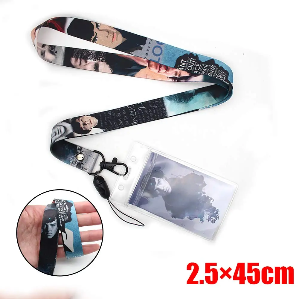 Шерлок мобильный телефон ремешки шейный ремень для брелока пропуска USB бейдж