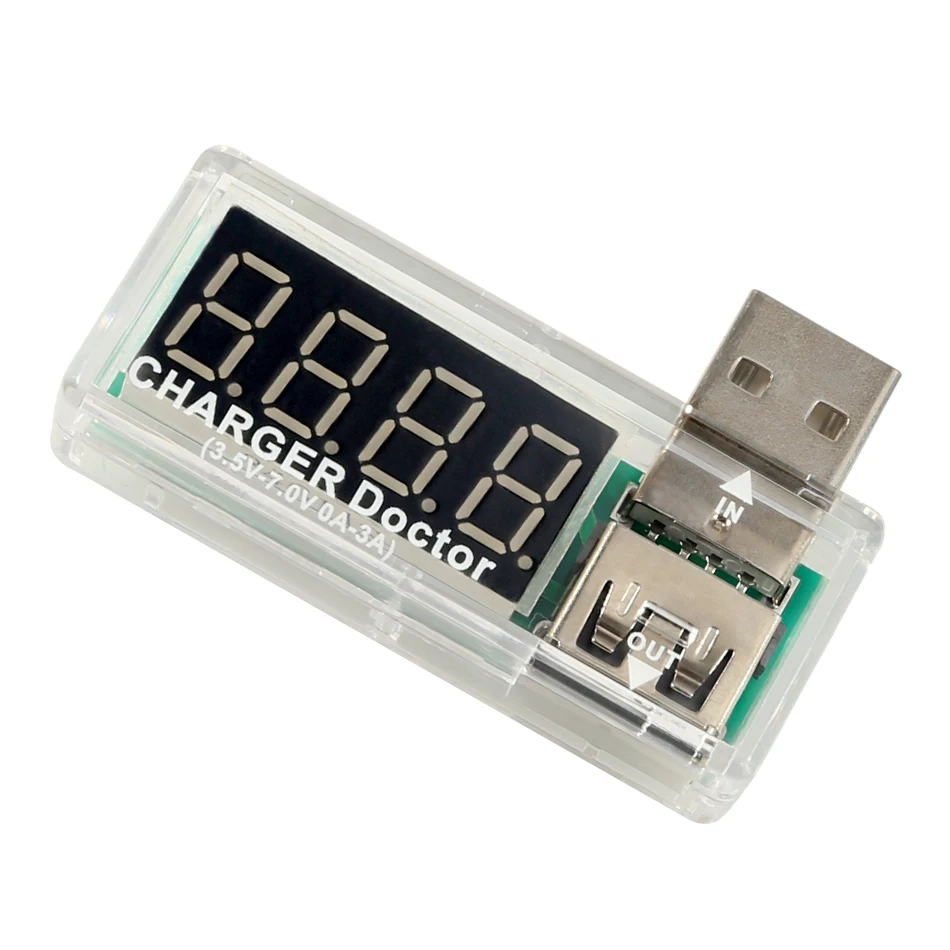 Мини USB тестер зарядное устройство Doctor Вольтметр Амперметр умная электроника