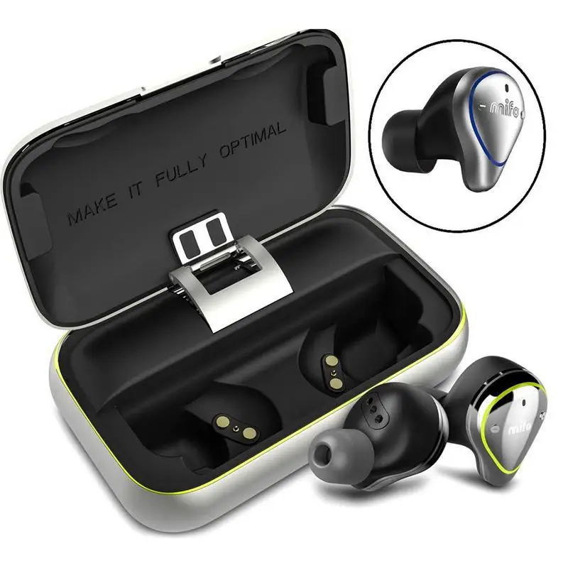 Bluetooth беспроводные HIFI наушники с микрофоном шумоподавление большой емкости