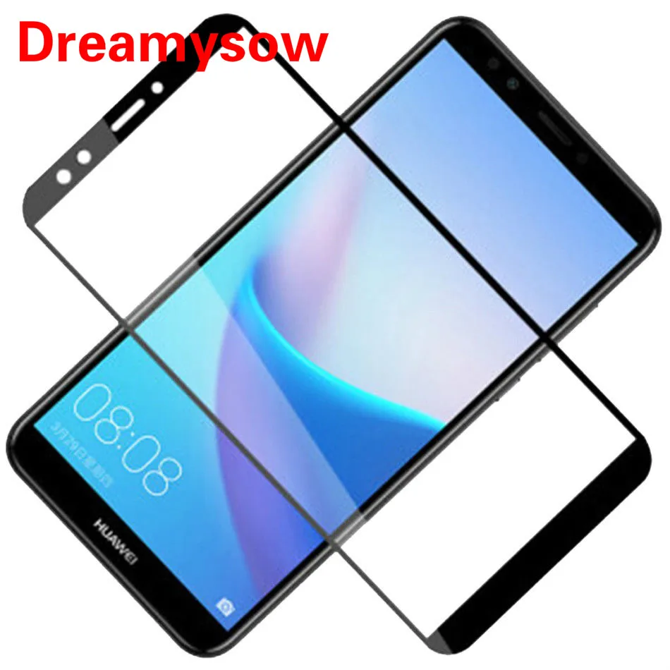 Полное покрытие протектор экрана для huawei Honor 7A 7C Pro 7X 9 Lite пленка из закаленного