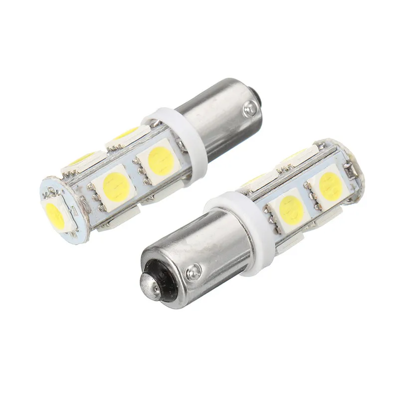 2X H6W BAX9S 9 SMD 5050 LED CANBUS Side Parking Light Bulbs Car DRL Interior 12V Lights White | Автомобили и мотоциклы