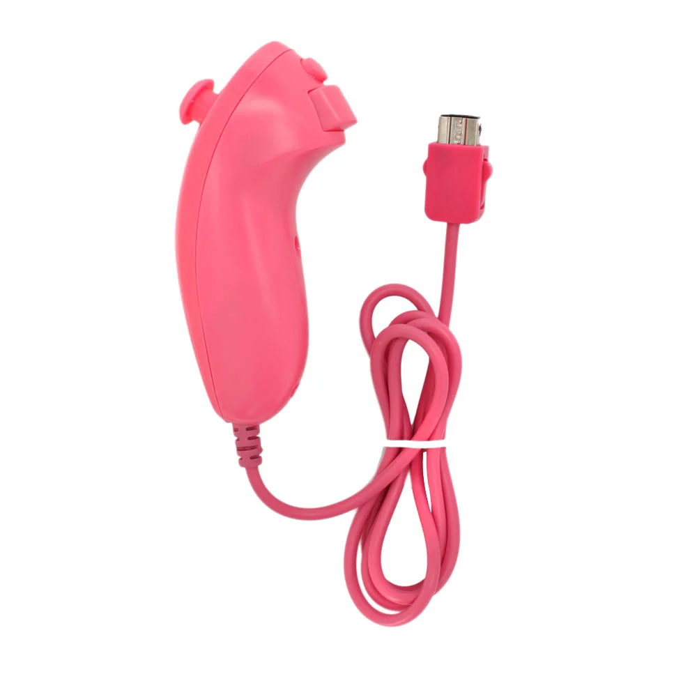 OSTENT Розовый проводной Nunchuck контроллер на основе движения для игровой консоли