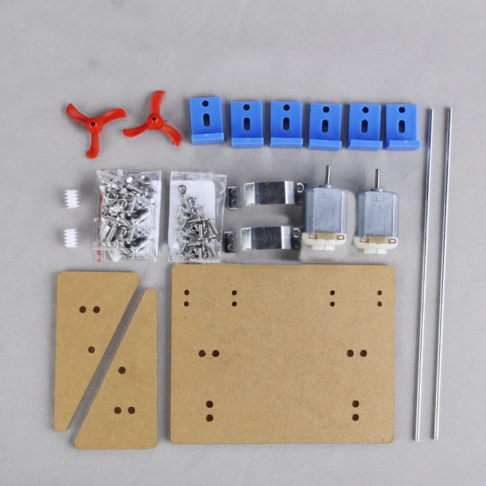 Diy Rc лодка игрушка набор моторчик с пропеллером вал модель хобби обучения ручной