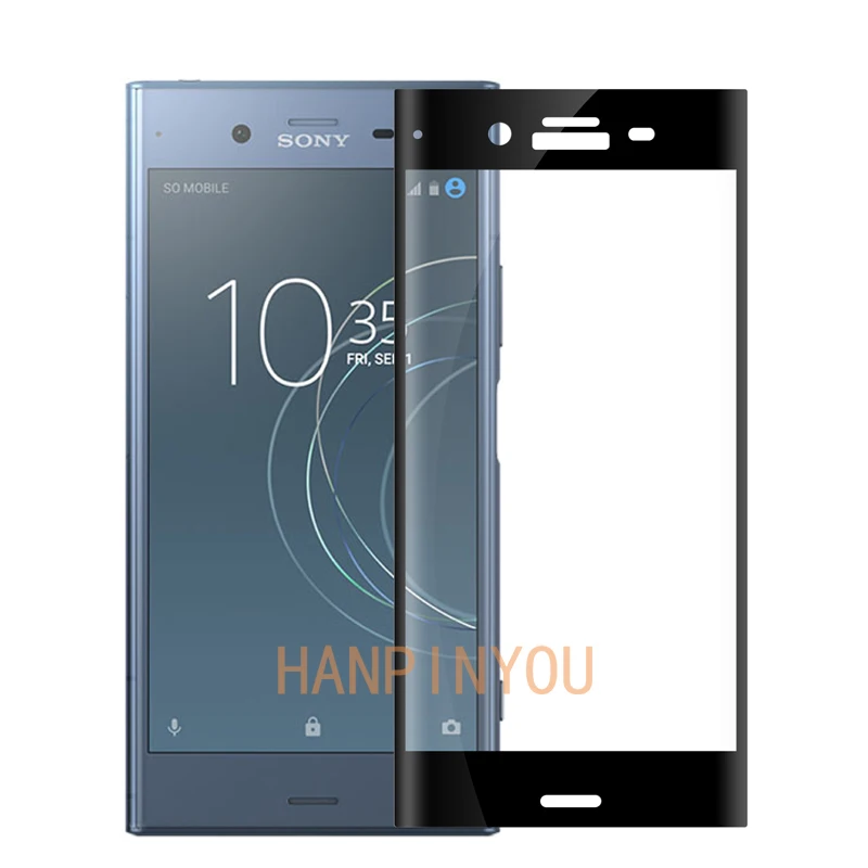 Для Sony Xperia XZ1 / Dual F8341 5 2 &quotтвердость 9H 3D полное покрытие тонкое закаленное