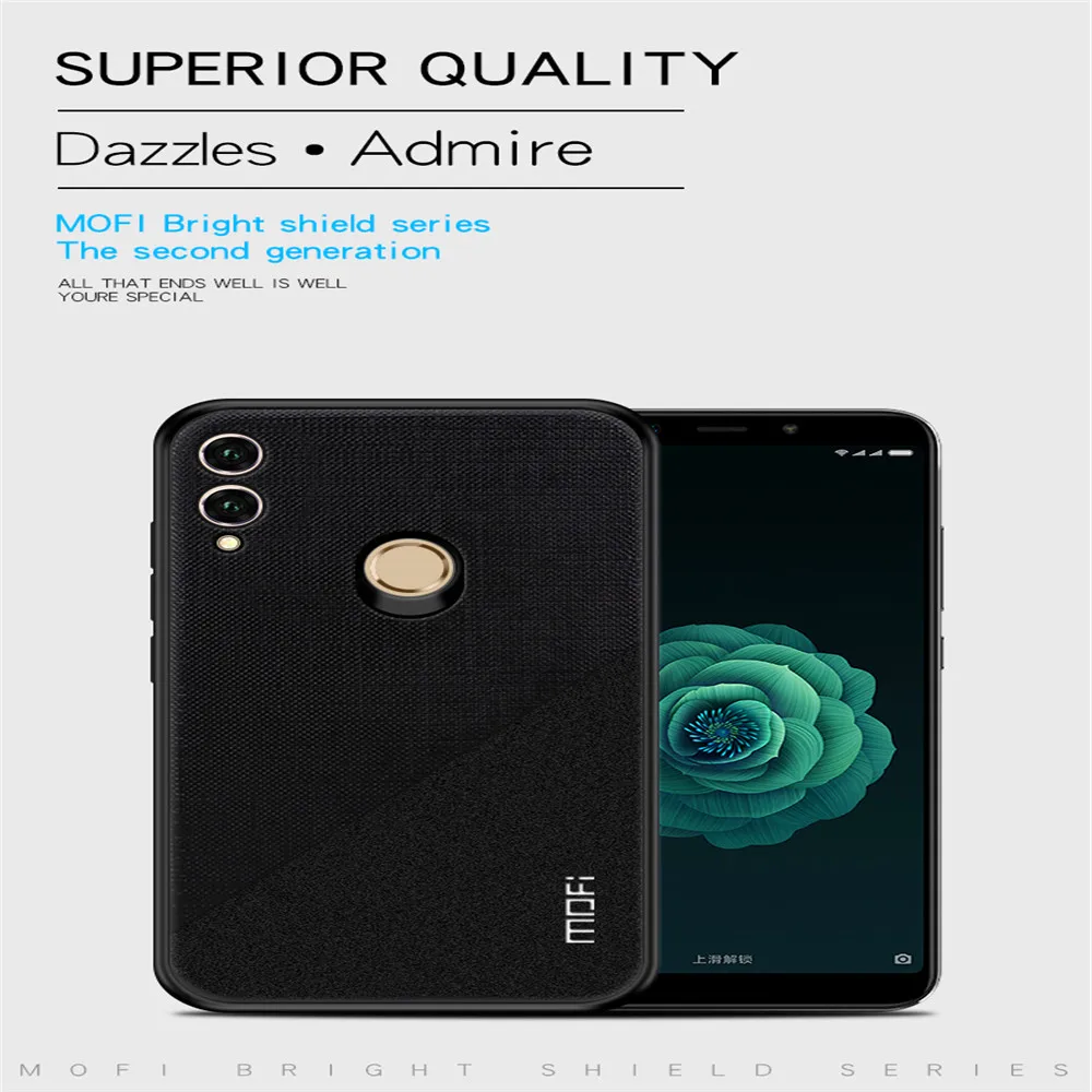 MOFi For Huawei Honor 8X Case Play back cover Mate 20 Pro silicone edge fabric phone case for huawei Enjoy 9 Plus capa |