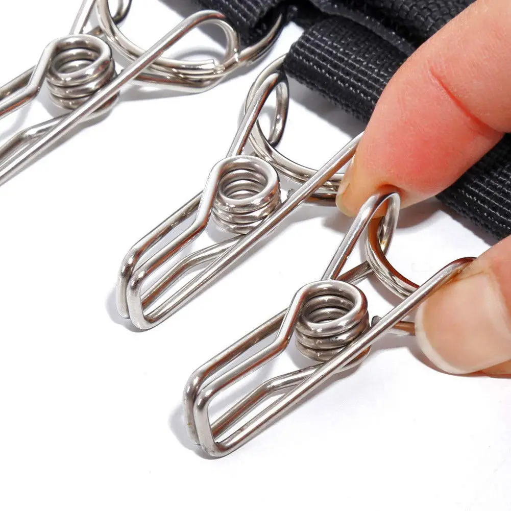 10x Strong Metal Clip Hangers Clothes Coat Waistband Trouser Skirt Non-slip Rack | Дом и сад