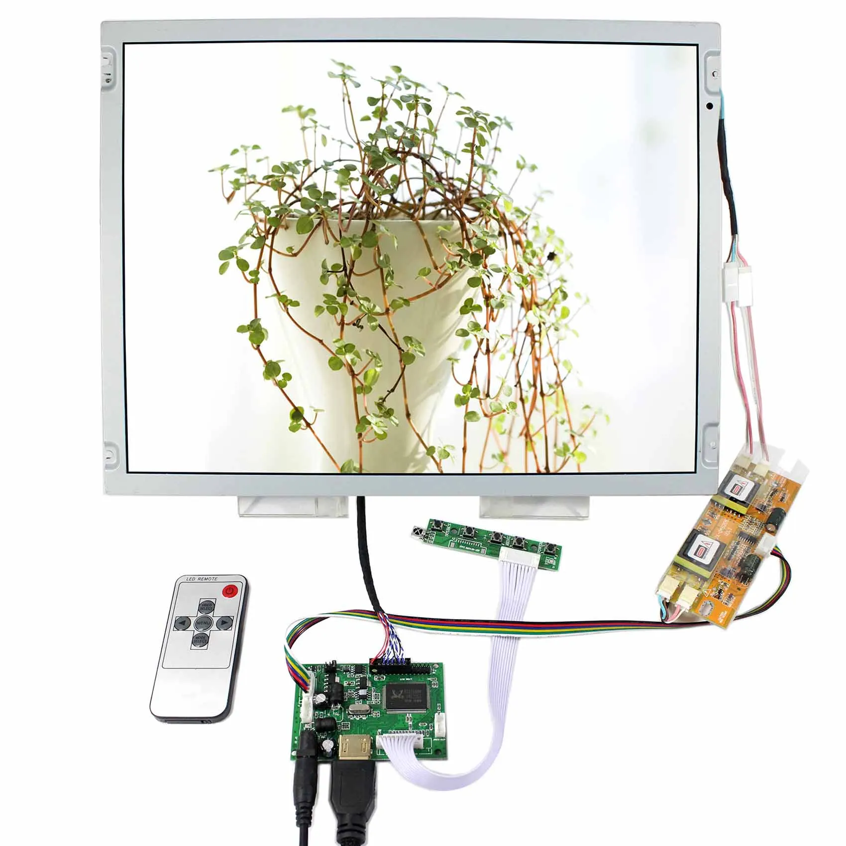

Backlight 4CCFL VS-TY2660H-V1 1024X768 Resolution 20pin LVDS Connector H DMI LCD Controller Board LQ150X1LW73 15inch LCD Screen