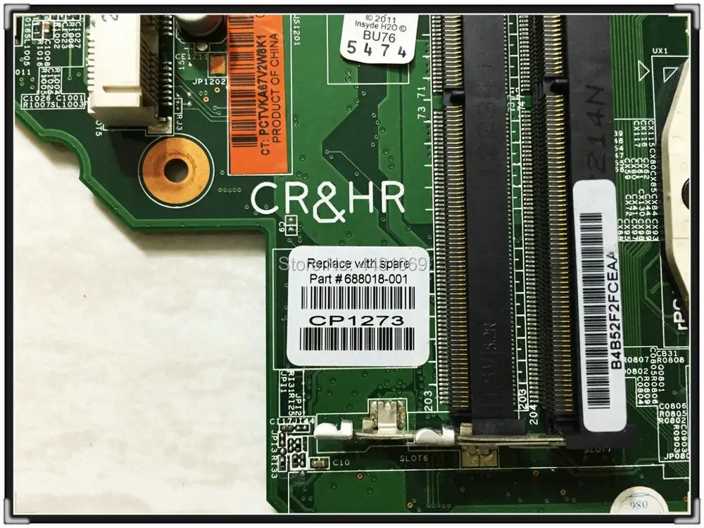 687702-001 688018-501 688018-001 for HP CQ58 2000 2000-2204TU Laptop Motherboard PGA 989 HM70 DDR3 100% test good | Компьютеры и офис
