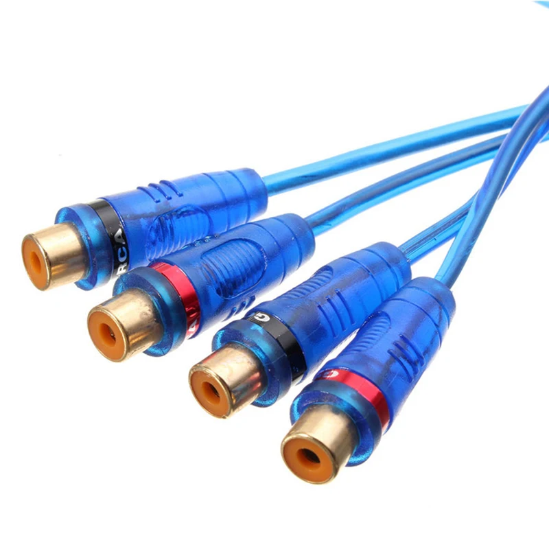 CARCHET Универсальный 4 канальный RCA входной выход заземление петля изолятор шумо