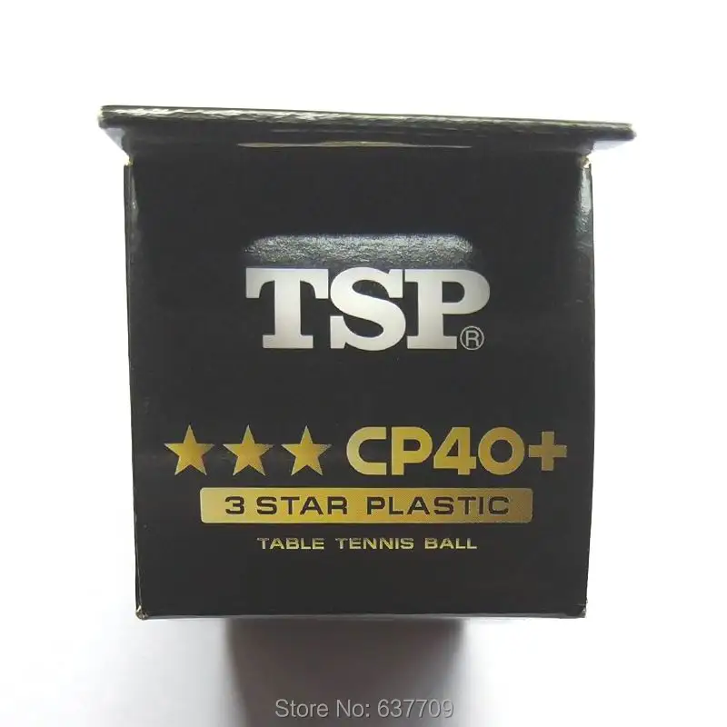Оригинальный TSP пластиковый мяч для настольного тенниса 40 + 3 звезды CP40