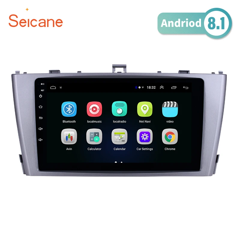 Seicane Android 8 1 GPS навигация для 2009 2013 Toyota AVENSIS с 1024*600 сенсорный экран Bluetooth телефон Wifi 9
