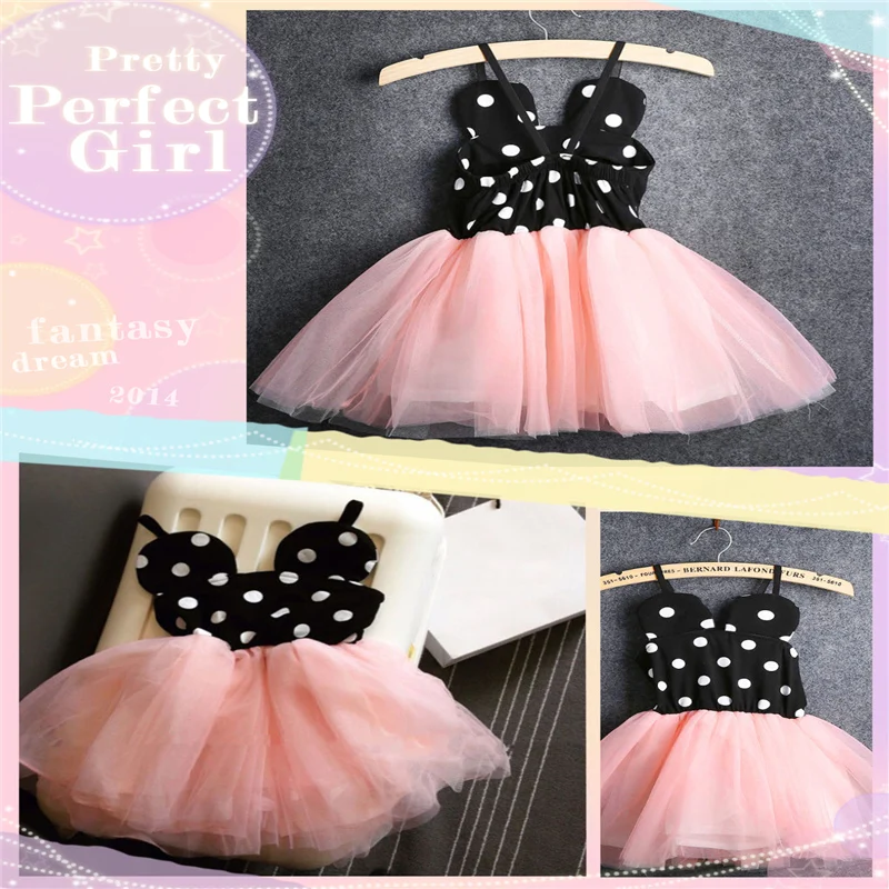 Hot Summer Baby Girls Dress Cute Mouse Clothes Cartoon vestido infantil Kids Toddler Tutu Dresses New 0-5T Children Girl Costume | Детская
