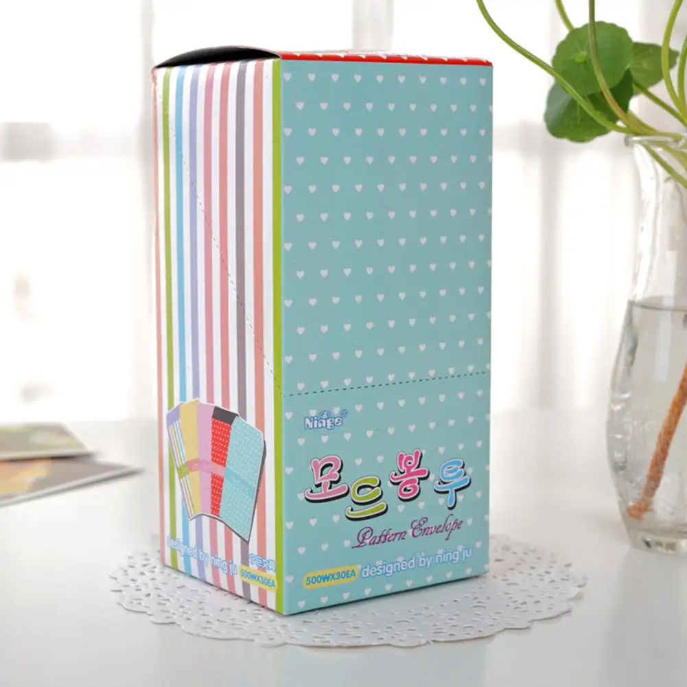 150 шт яркие цвета милый мультфильм счастливые деньги конверты приглашения карты Чехол вечерние декоративные обложки карты