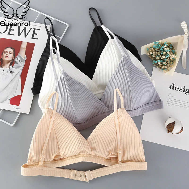 Бюстгальтер Queenral с эффектом пуш ап Женский нижнее белье Бралетт бесшовный