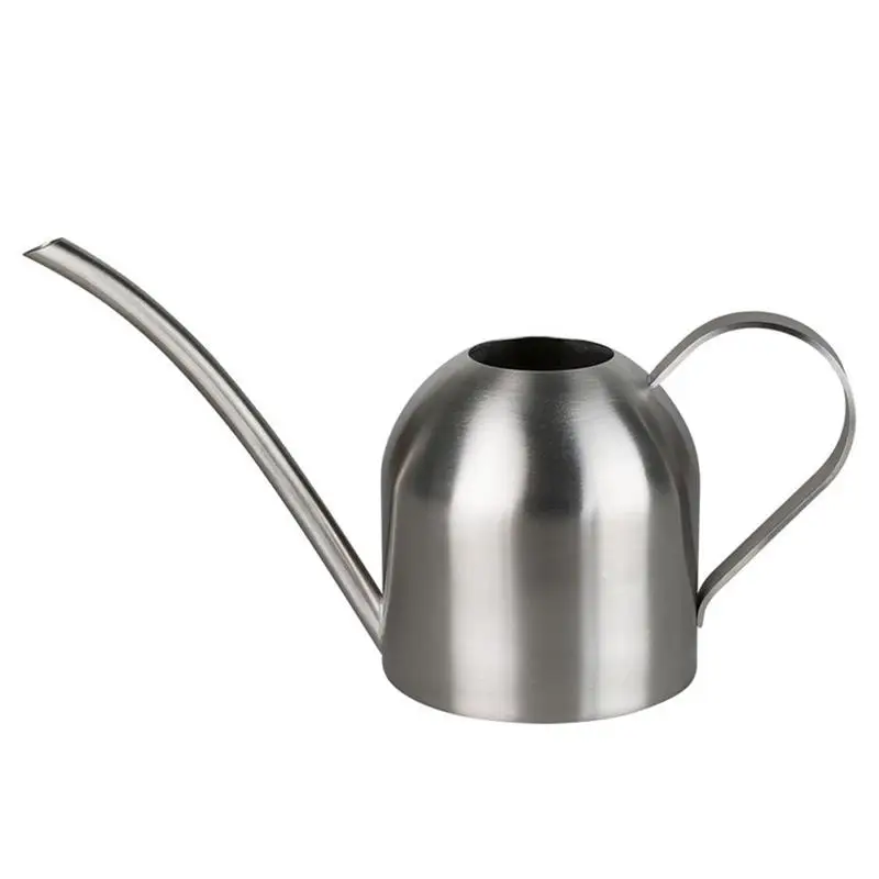 

Stainless Steel Watering Pot Gardening Potted Small Watering Can Indoor Succulent Long Watering Flower Kettle 500ml