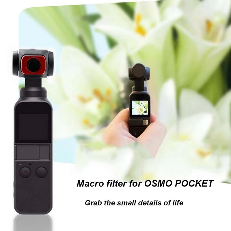 Макро фильтры из алюминиевого сплава для Osmo Pocket Protector Магнитный адсорбционный