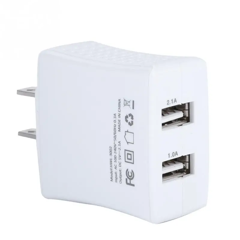 Универсальный DC 5 V 3.1A белый умный двойной USB порт зарядное устройство 100 240 США