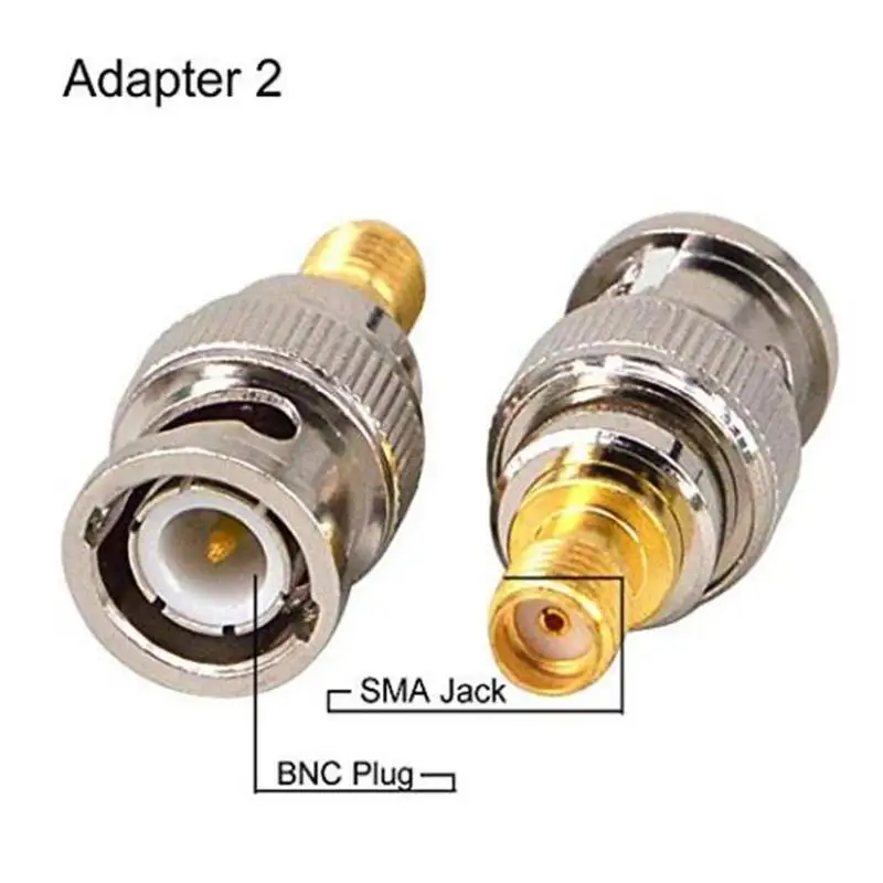 4 шт. BNC Female to SMA Male To коннекторы Тип RF коннектор адаптер Набор тестовых