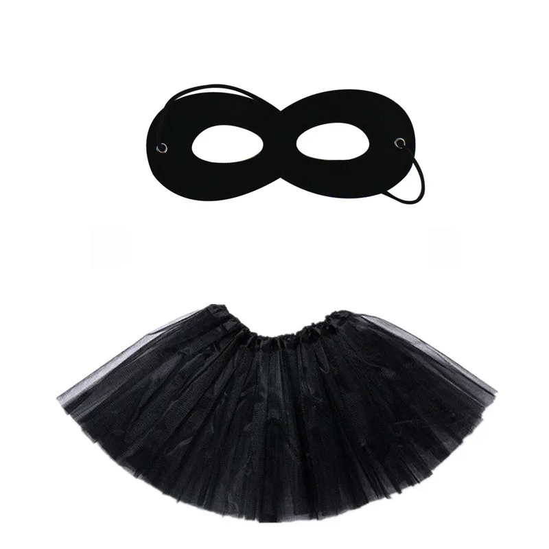 Tutu Skirt with Eye Mask Princess Cosplay Birthday Party Props Halloween Costume For Kids Children Girl Christmas|Костюмы для