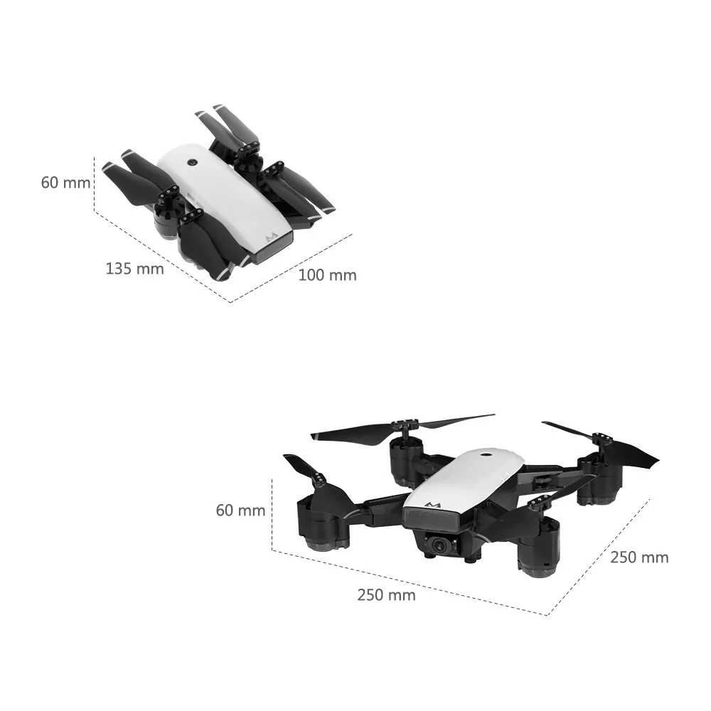 Квадрокоптер SMRC S20 с широкоугольной камерой 1080P Wi Fi FPV|Радиоуправляемые вертолеты|