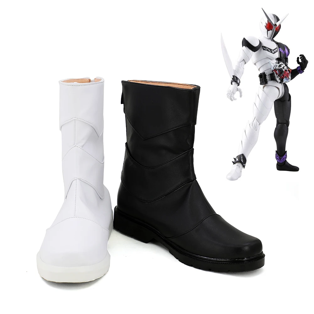 Ka men Rider W Fang Joker Аниме обувь для костюмированной вечеринки мужские ботинки |