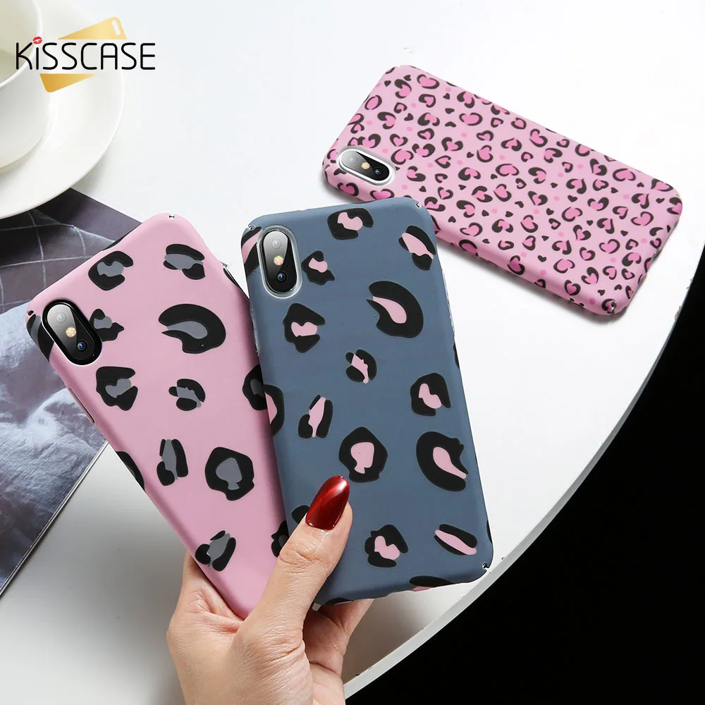 KISSCASE Leopard Patterned Case For Samsung Galaxy S10 plus s10e Luminous Hard Phone cases for galaxy M20 M10 Covers |