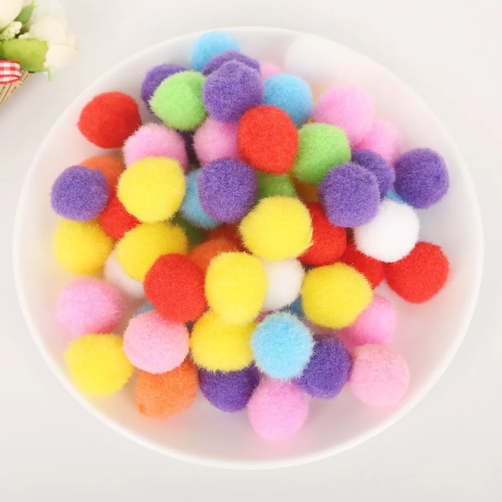 Праджня мини пышная Нижняя Pom Poms помпонами ручной работы для детей игрушки Сделай