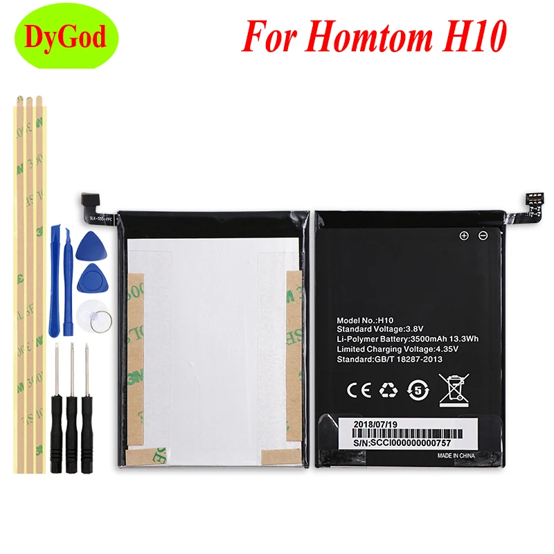 DyGod 3500 мАч для Homtom H10 батарея Замена батареи Bateria смартфон с