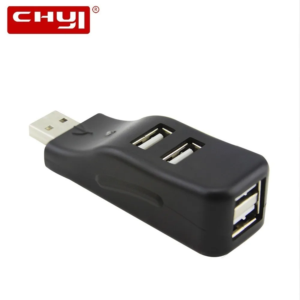 Мини USB адаптер CHYI с 4 портами высокоскоростной разветвитель несколькими