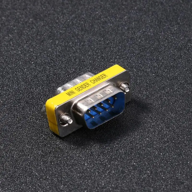 2 шт. DB9 9 Pin VGA 15Pin мини Femal штекер пол Changer конвертер адаптер разъем|Компьютерные