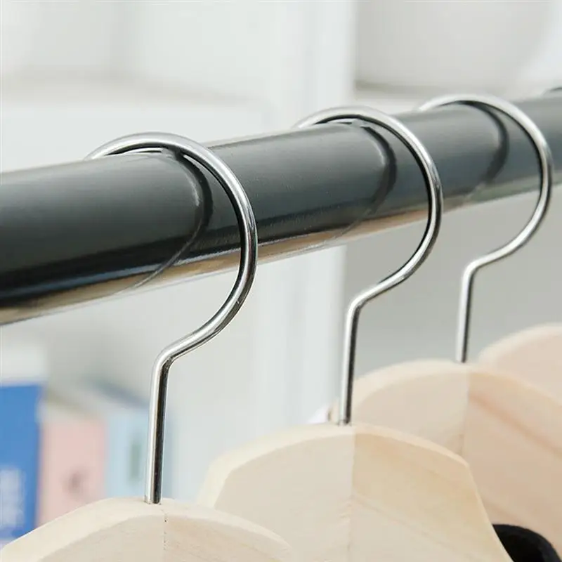 2PCS Multifunctional High Grade Solid Wooden Suit Hangers Coat with Anti-rust Hooks and Non-slip Bar | Дом и сад