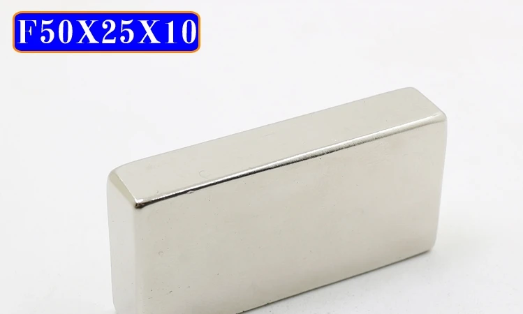 16 шт./лот 50*25*10 неодимовые магниты редкоземельные 50x25x10 очень мощные блочные 50 мм x