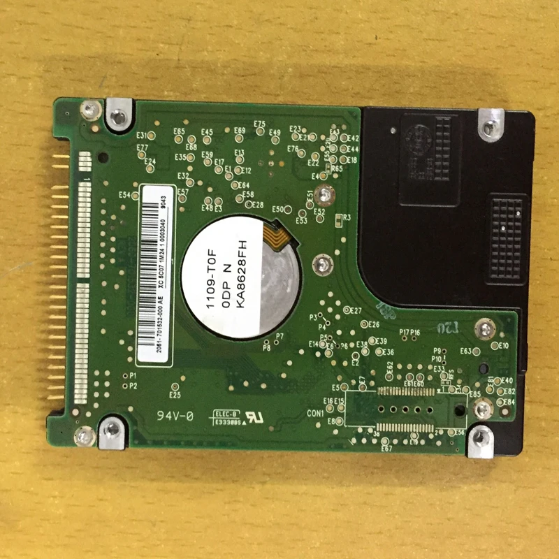Б/у внутренний жесткий диск 40 ГБ 2 5 дюйма IDE HDD 8 Мб 5400 об/мин для ноутбука