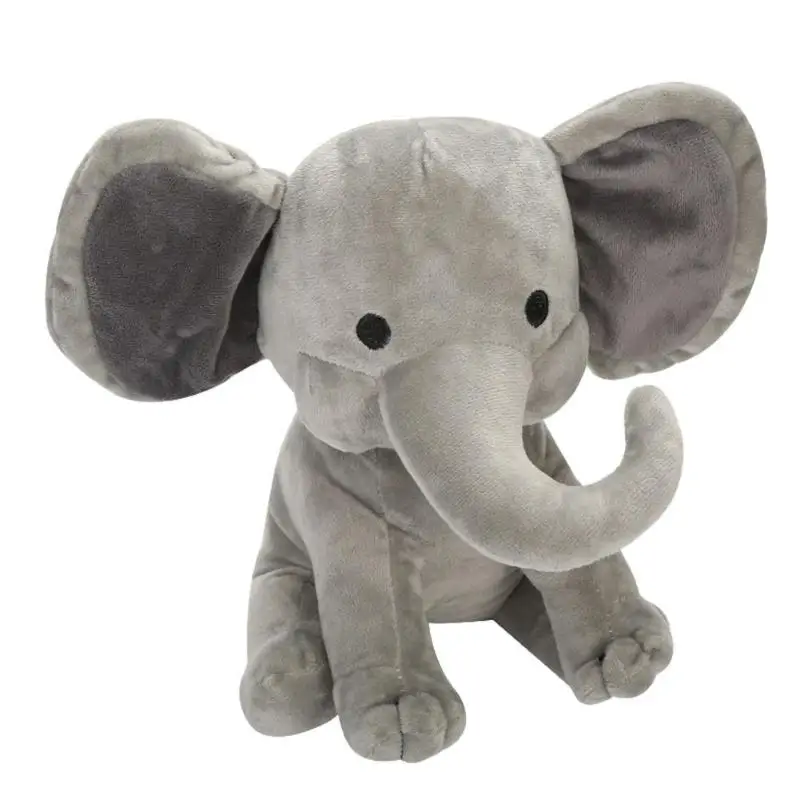 

23cm Elephant Ear Plush Toys Kids Baby Soft Sleeping Stuffed Animal Toys Big Elephant Soft Animal Figure Stuffed Toys Gifts Doll