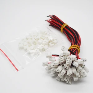 10 компл.лот 26AWG JST XH2.54 2 контакта вилка соединителя с проводом кабель 10152030 мм длина штекер-гнездо