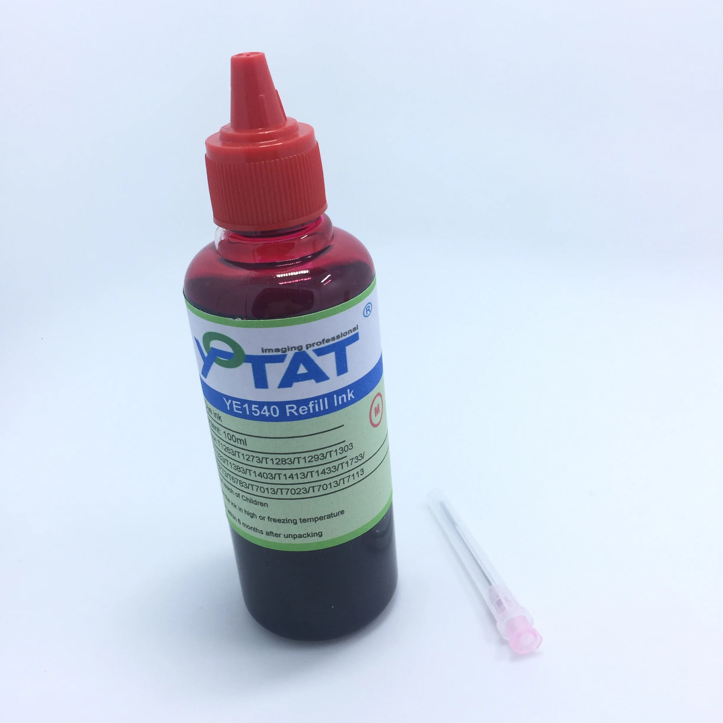 Чернила YOTAT 100 мл для заправки совместимые с Epson T1261 T1271 T1281 T1291 T1301 T1321 T1331 T1351 T1361 T1371
